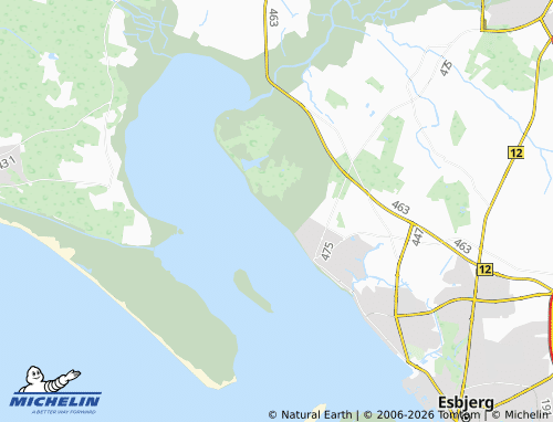 MICHELIN-Landkarte Vesterstrand - ViaMichelin