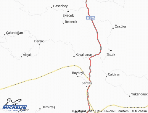 Mappa MICHELIN Kovalıpınar - ViaMichelin