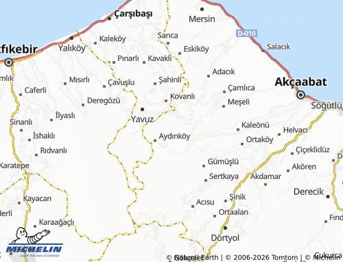 Mappa MICHELIN Ağaçlı - ViaMichelin