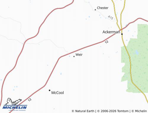Mapa MICHELIN Weir - ViaMichelin
