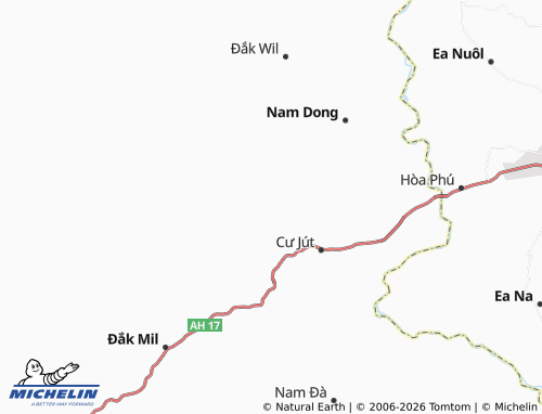Mapa MICHELIN Cư Knia - ViaMichelin