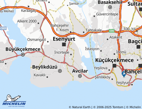 MICHELIN İncirtepe map - ViaMichelin