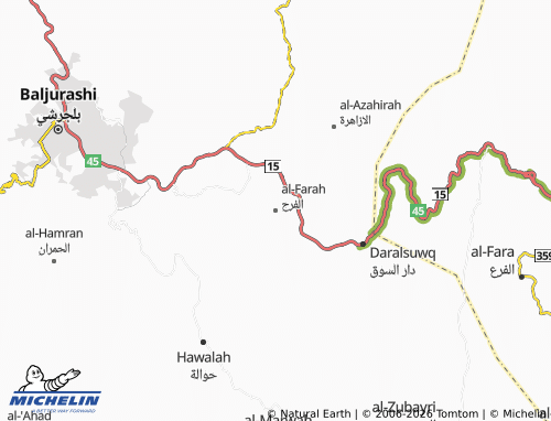 MICHELIN-Landkarte al-Farah - ViaMichelin