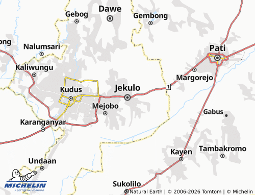 Mapa MICHELIN Jekulo - ViaMichelin