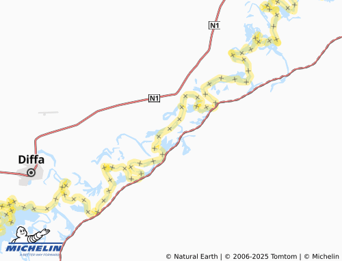 MICHELIN Kamama map - ViaMichelin