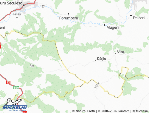 Mappa MICHELIN Mujna - ViaMichelin
