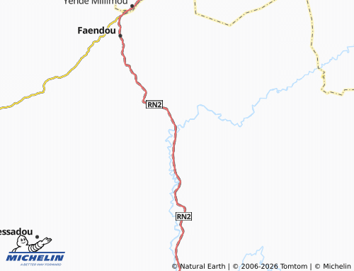 Mappa MICHELIN Bandakoro - ViaMichelin