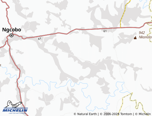 MICHELIN-Landkarte Ncango - ViaMichelin