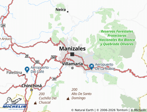 Mapa MICHELIN Uribe - ViaMichelin