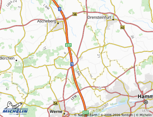 MICHELIN Herbern map - ViaMichelin