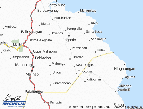 MICHELIN Anibongan map - ViaMichelin