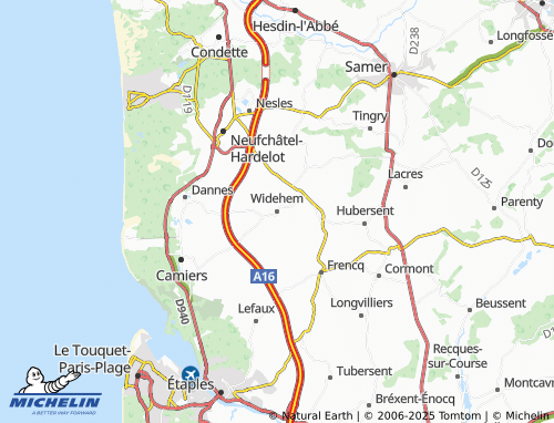Mappa MICHELIN Widehem - ViaMichelin