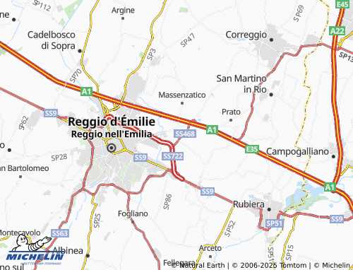 MICHELIN La Villa map - ViaMichelin