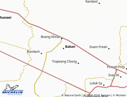 Carte MICHELIN Bakan - ViaMichelin