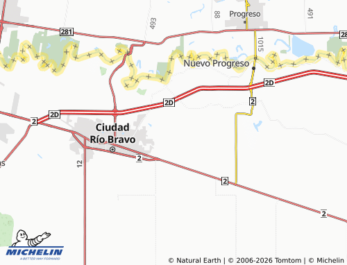 MICHELIN Seis de Enero map - ViaMichelin