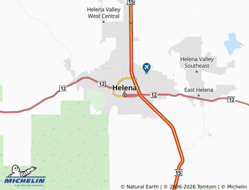 Carte MICHELIN Helena - ViaMichelin