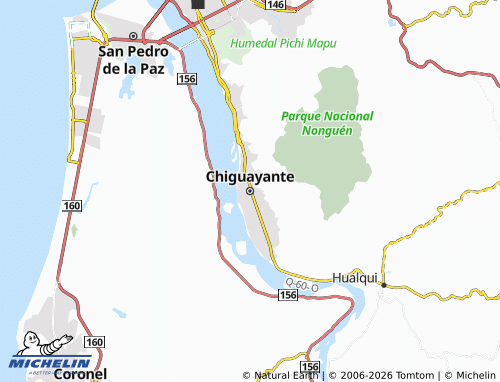 MICHELIN-Landkarte Chiguayante - ViaMichelin