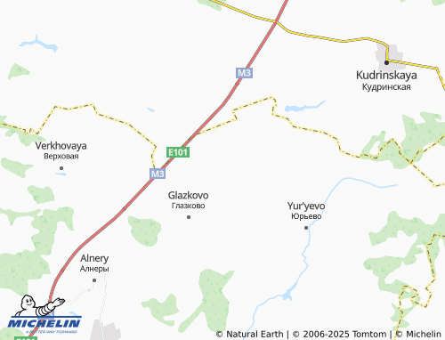 MICHELIN Korvyakovo map - ViaMichelin
