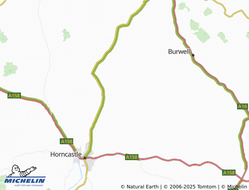 MICHELIN Belchford map - ViaMichelin