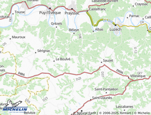 MICHELIN-Landkarte Rouffiac - ViaMichelin