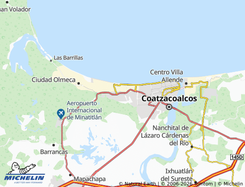 MICHELIN Triángulo del Tesoro map - ViaMichelin