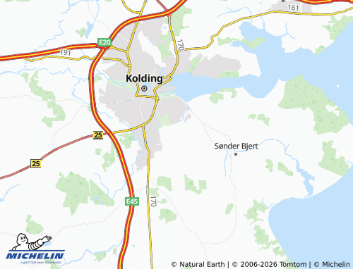 Mapa MICHELIN Dalby - ViaMichelin