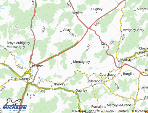 Carte MICHELIN Motey-Besuche - ViaMichelin