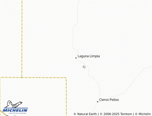 MICHELIN Laguna Limpia map - ViaMichelin