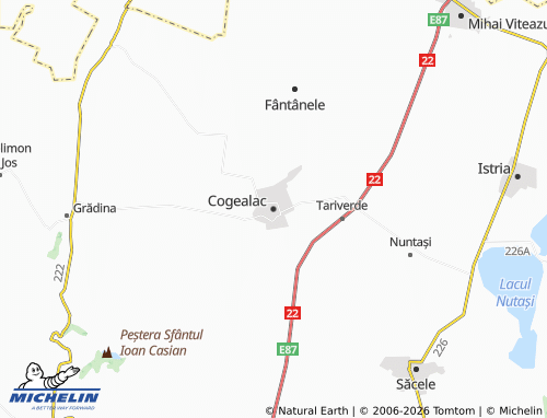 MICHELIN-Landkarte Cogealac - ViaMichelin