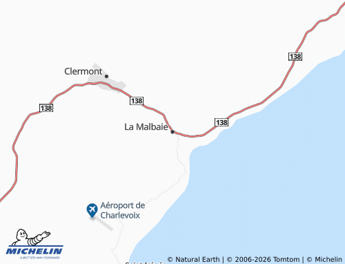 Kaart MICHELIN La Malbaie - ViaMichelin