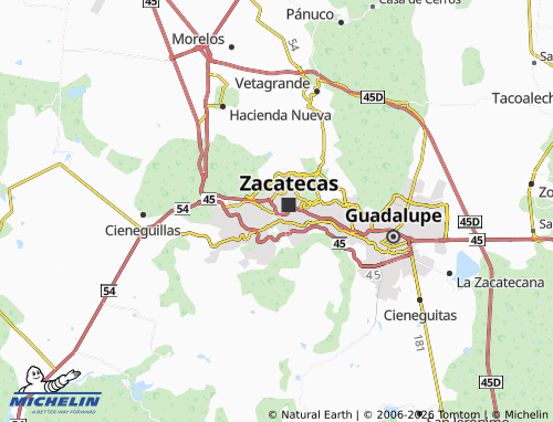 Carte MICHELIN Úrsulo a García - ViaMichelin