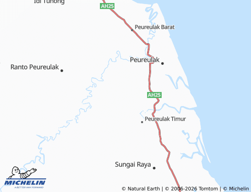 MICHELIN Alue Rambong map - ViaMichelin