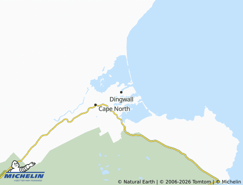 Carte MICHELIN Dingwall - ViaMichelin