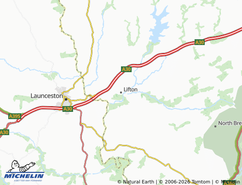 Carte MICHELIN Lifton - ViaMichelin