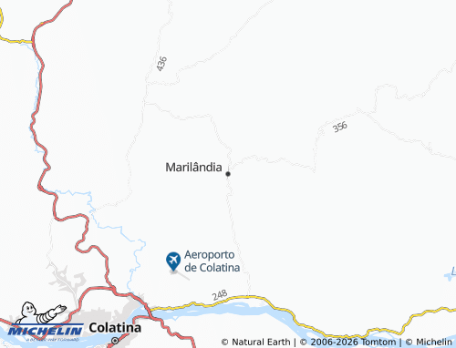 MICHELIN-Landkarte Marilândia - ViaMichelin