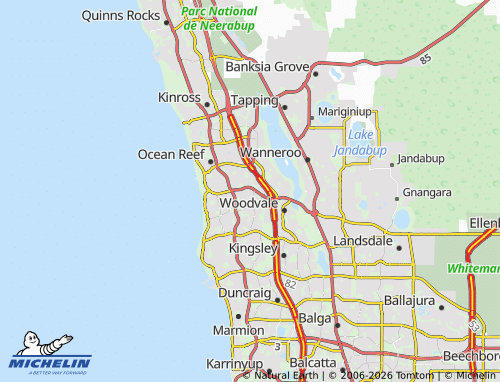 MICHELIN Beldon map - ViaMichelin