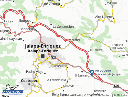 Mappa MICHELIN Loma Bonita, El Castillo - ViaMichelin