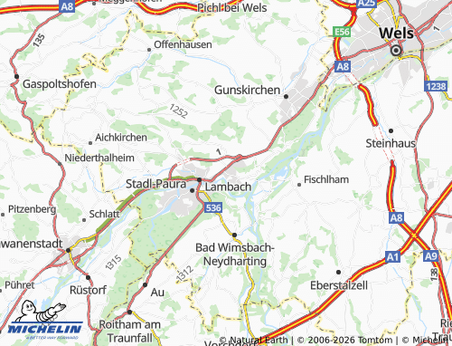 MICHELIN Edt bei Lambach map - ViaMichelin