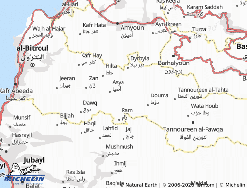 Mappa MICHELIN Nahlah - ViaMichelin