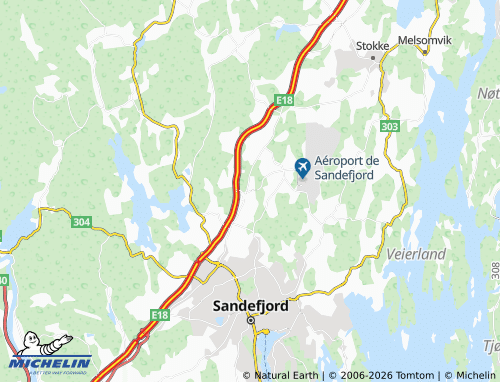 MICHELIN Kullerød map - ViaMichelin