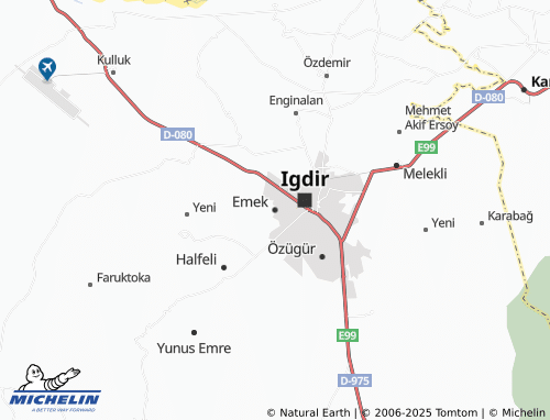 MICHELIN Emek map - ViaMichelin