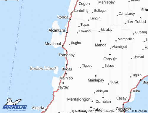 MICHELIN Busay map - ViaMichelin