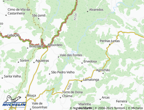 MICHELIN-Landkarte Soutilha - ViaMichelin