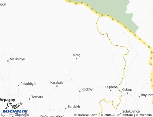 MICHELIN Kıraç map - ViaMichelin