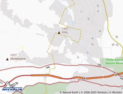 Kaart MICHELIN Ga-Rankuwa Unit 15 - ViaMichelin