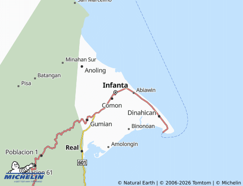 MICHELIN Poblacion 39 map - ViaMichelin
