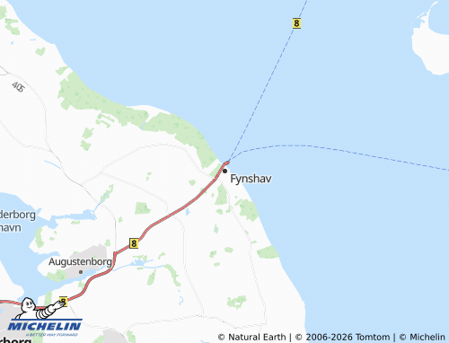 MICHELIN Fynshav map - ViaMichelin