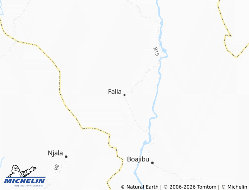 MICHELIN-Landkarte Falla - ViaMichelin