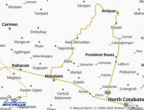 Carte MICHELIN Lampayan - ViaMichelin