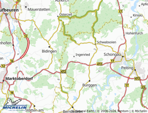 Mappa MICHELIN Ingenried - ViaMichelin